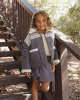 Rylee & Cru l Lily Coat - Slate Floral
