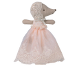Maileg - Baby Mouse in gown- Powder