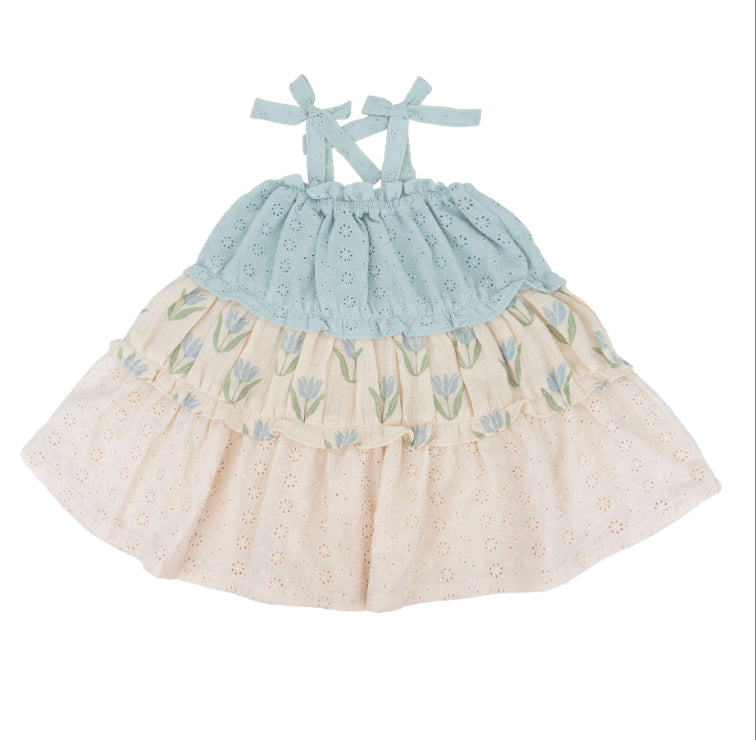 Wild Wawa - Amber Dress in Blue Tulip