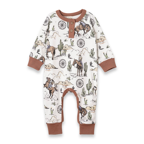 Tesa Babe - Baby Boy's On The Range Bamboo Romper