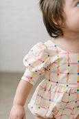 Ollie Jay - Puff Romper in Squiggles
