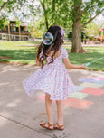 Ollie Jay - Classic Twirl Dress in Butterfly Rainbow