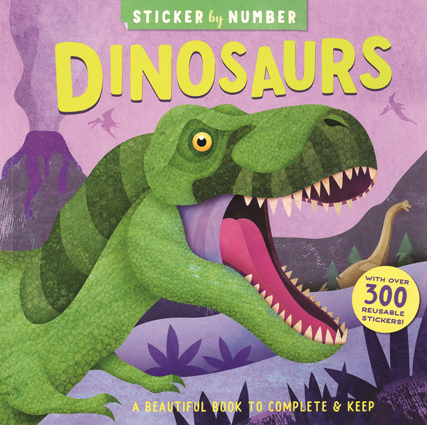 EDC Publishing - Sticker by Number: Dinosaurs