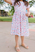 Ollie Jay - Classic Twirl Dress in Butterfly Rainbow