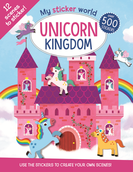 EDC Publishing - My Sticker World, Unicorn Kingdom