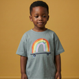 bug + bean kids - Rainbow Skateboard Tee – Organic