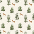 Sweet Bamboo - Winter Fawn - Zipper Footie