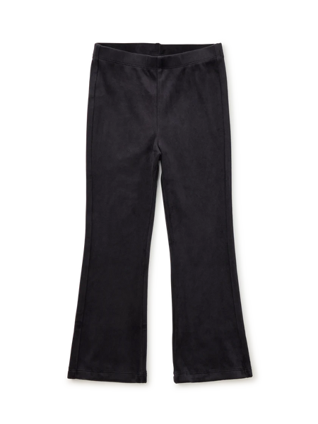 Tea Collection - Very Velour Flare Pants - Jet Black