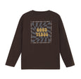 Minymo - Good Vibes Long Sleeve Shirt in Bracken Brown