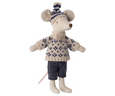 Maileg - Winter Mouse, with Ski Set, Dad