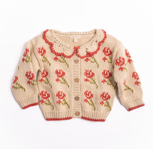 Wild Wawa - Ines Cardigan - Rouge Bloom