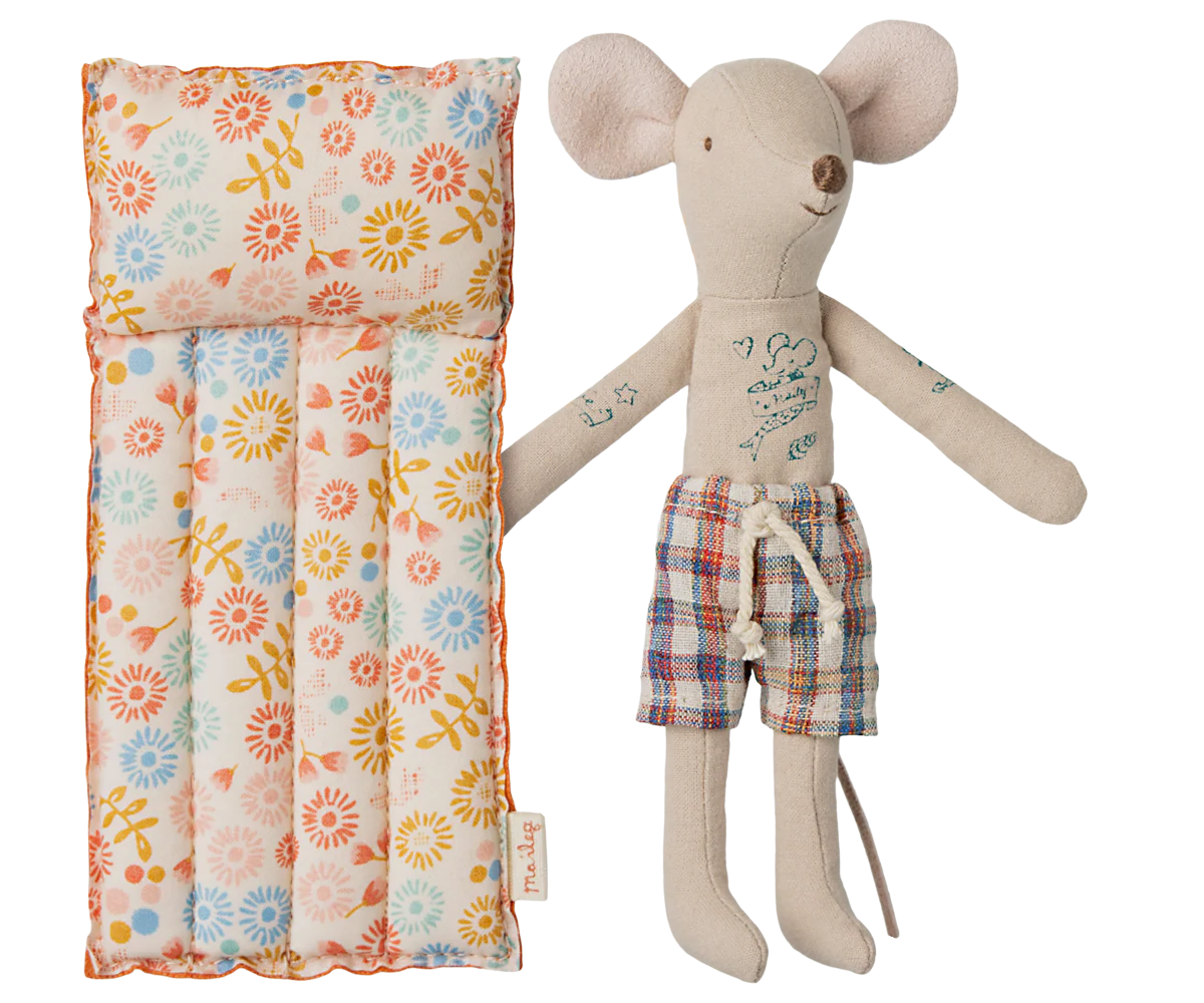 Maileg - Dad Beach Mouse w Float