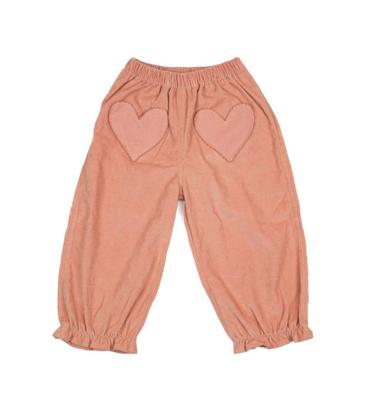 Wild Wawa - Heart Pocket Pants in Desert Rose