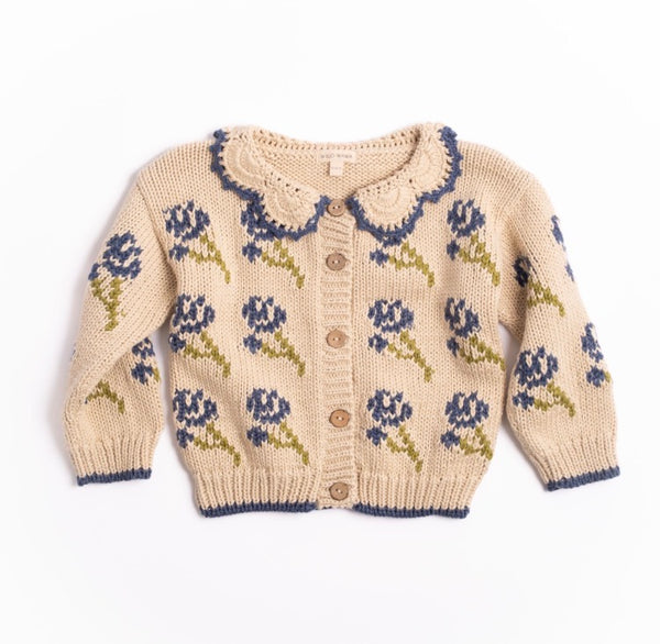 Wild Wawa - Ines Cardigan - Midnight Bloom