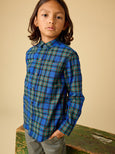 Tea Collection - Plaid Button down
