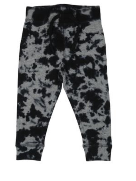 Mish Kids  - Tie Dye Jogger Pants - Heather/Black
