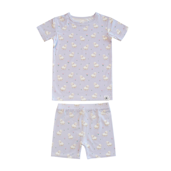 Sweet Bamboo - Little Sheep Short Sleeve Pajama