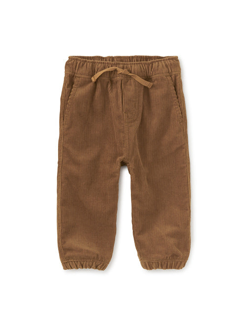 Tea Collection - Corduroy Pull on Pant - Caramel