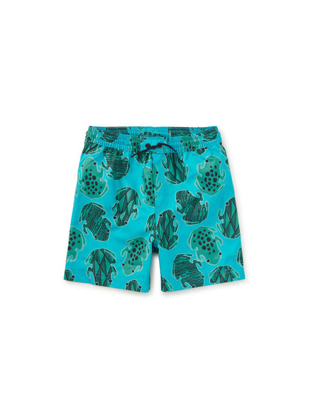 Tea Collection - Mid-Length Swim Trunks - Hopalong Frogs
