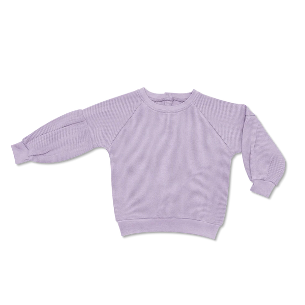 Apple Park - Balloon Sleeve Sweatshirt - Lavender