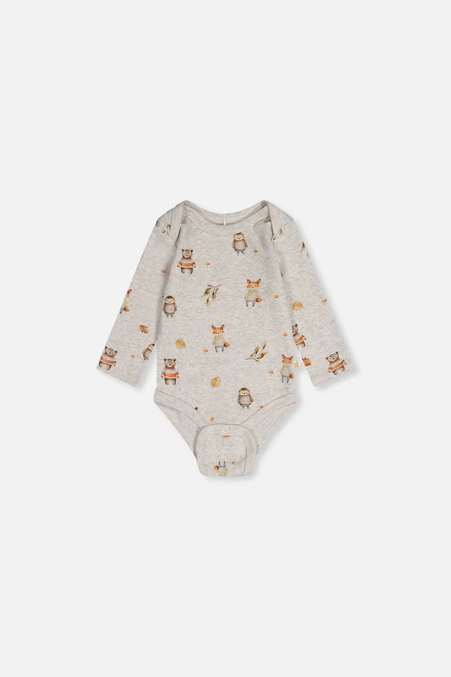 Deux Par Deux | Organic Cotton Onesie - Animal Print