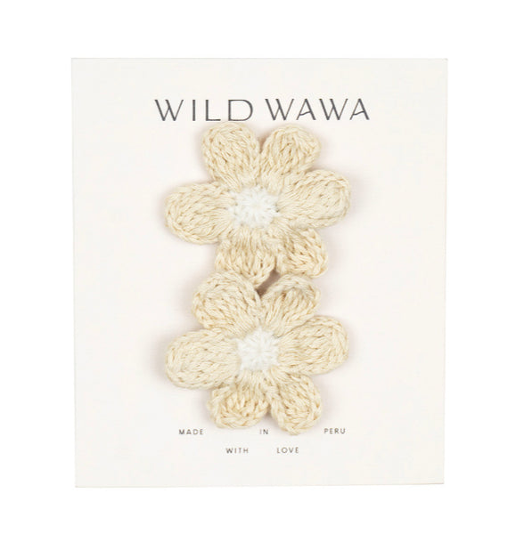 Wild Wawa - Crochet Clip - Taupe Blossom