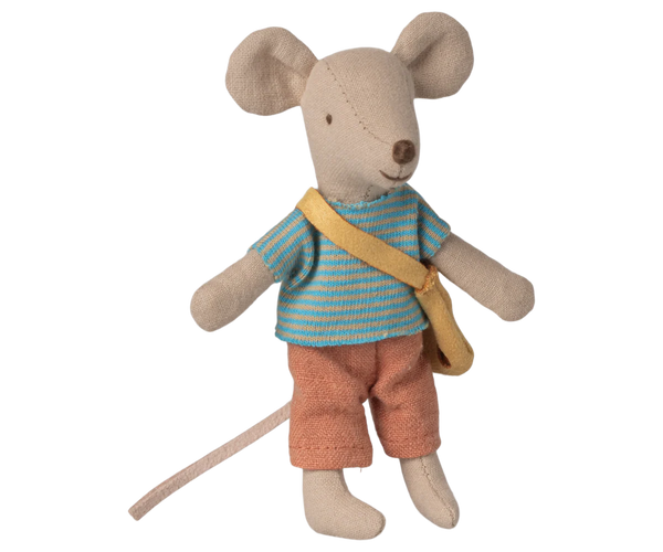 Maileg - Little brother mouse with bag)
