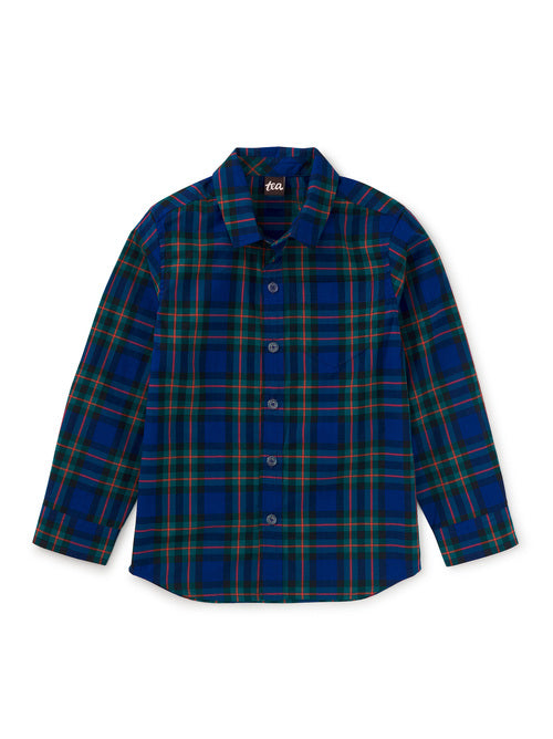 Tea Collection - Plaid Button down