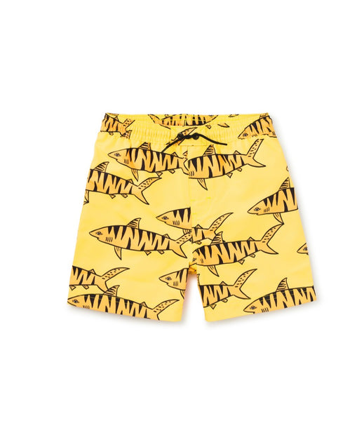 Tea Collection - Mid-Length Swim Trunks - Tiger Shark