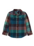 Tea Collection - Flannel Button Up Shirt - Anatolian Plaid