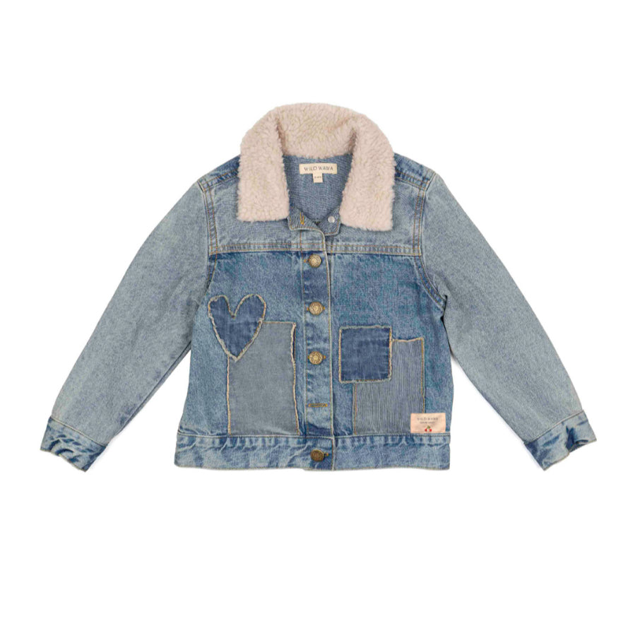 Wild Wawa - Denim Patchwork Jacket