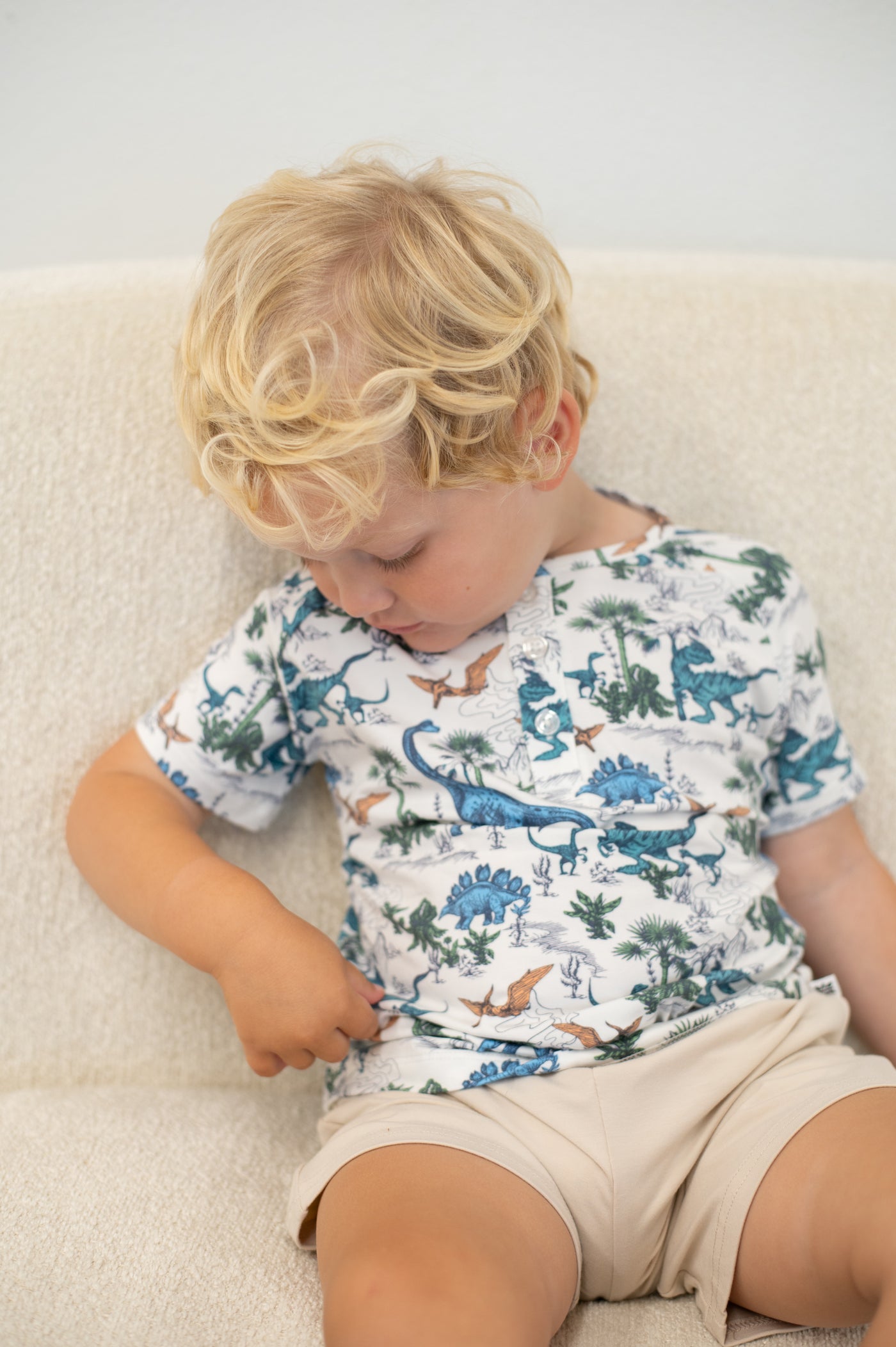 Sweet Bamboo - Raglan Henley S/S  - Dinoland