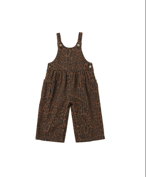 Rylee & Cru l Wide Leg Overall - Leopard Brown