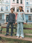 Tea Collection -  WIDE LEG FRENCH TERRY PANTS
