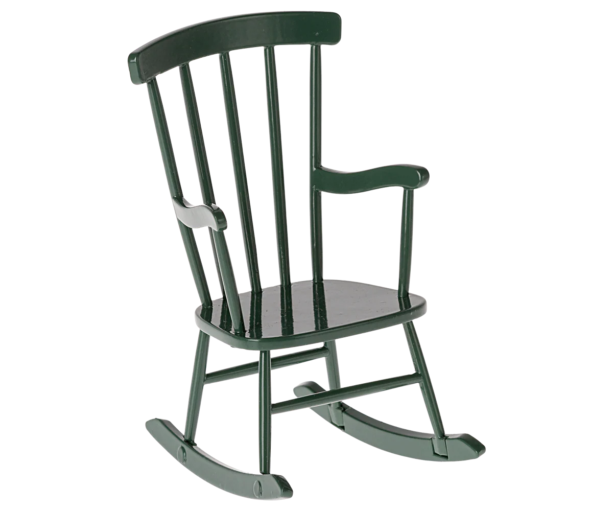 Maileg - Rocking Chair, Mouse - Dark Green