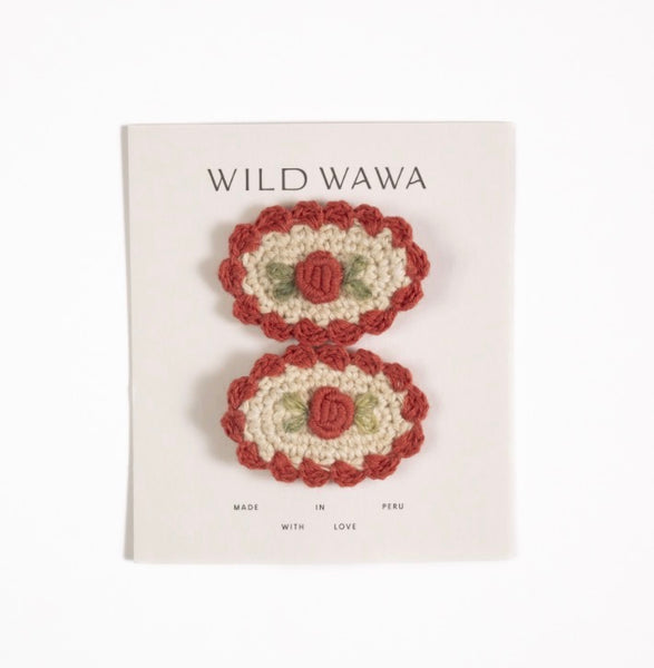Wild Wawa - Crochet Clip - Rouge Bloom