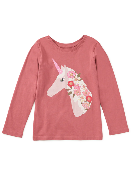 Tea Collection - Graphic T Shirt - Floral Unicorn