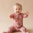 Sweet Bamboo - Holiday Spirit - Zipper Footie