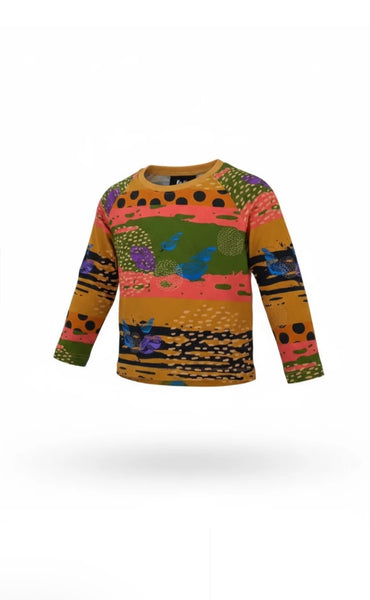 Raomio Adult Earth Fire Fish Sweatshirt