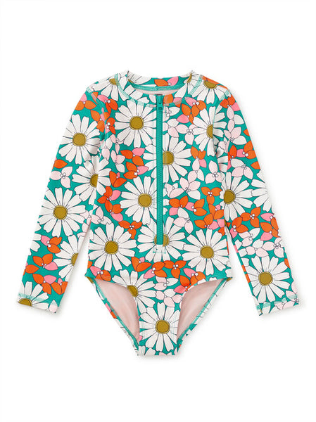 Tea Collection - Long Sleeve One-Piece Swimsuit - Daisy Deluxe