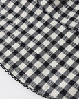 Rylee & Cru - Floppy Swim Hat in Black Gingham