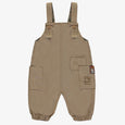 Souris Mini - Sand Colored Over-Alls in Stretch Denim