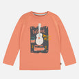 Souris Mini - Orange Festival T-shirt with Dogs