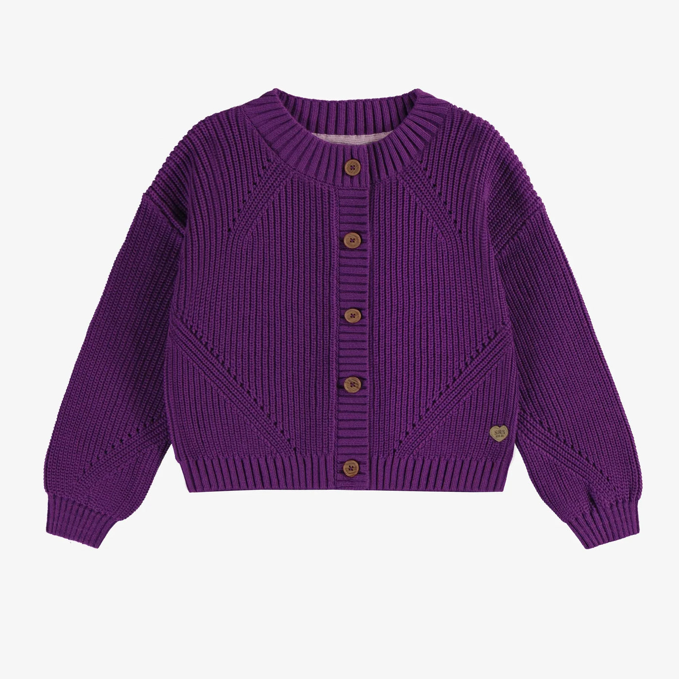 Souris Mini - Purple Knitted Cardigan