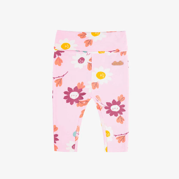 Souris Mini - Floral Lilac Jersey Leggings for Babies