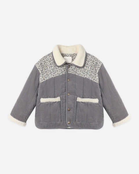 Rylee & Cru l Lily Coat - Slate Floral