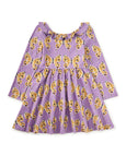 Tea Collection Ruffle Collar Ballet Dress in Butteflies