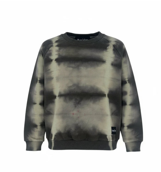 Raomio - Organic Cotton Crewneck — Limited Tie-Dye Drop Green