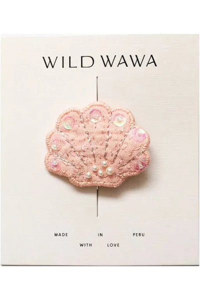 Wild Wawa - Seashell Clip - pink