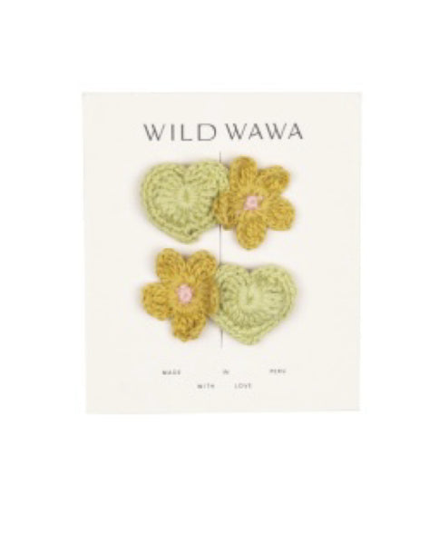 Wild Wawa - Crochet Clip - Golden Honey